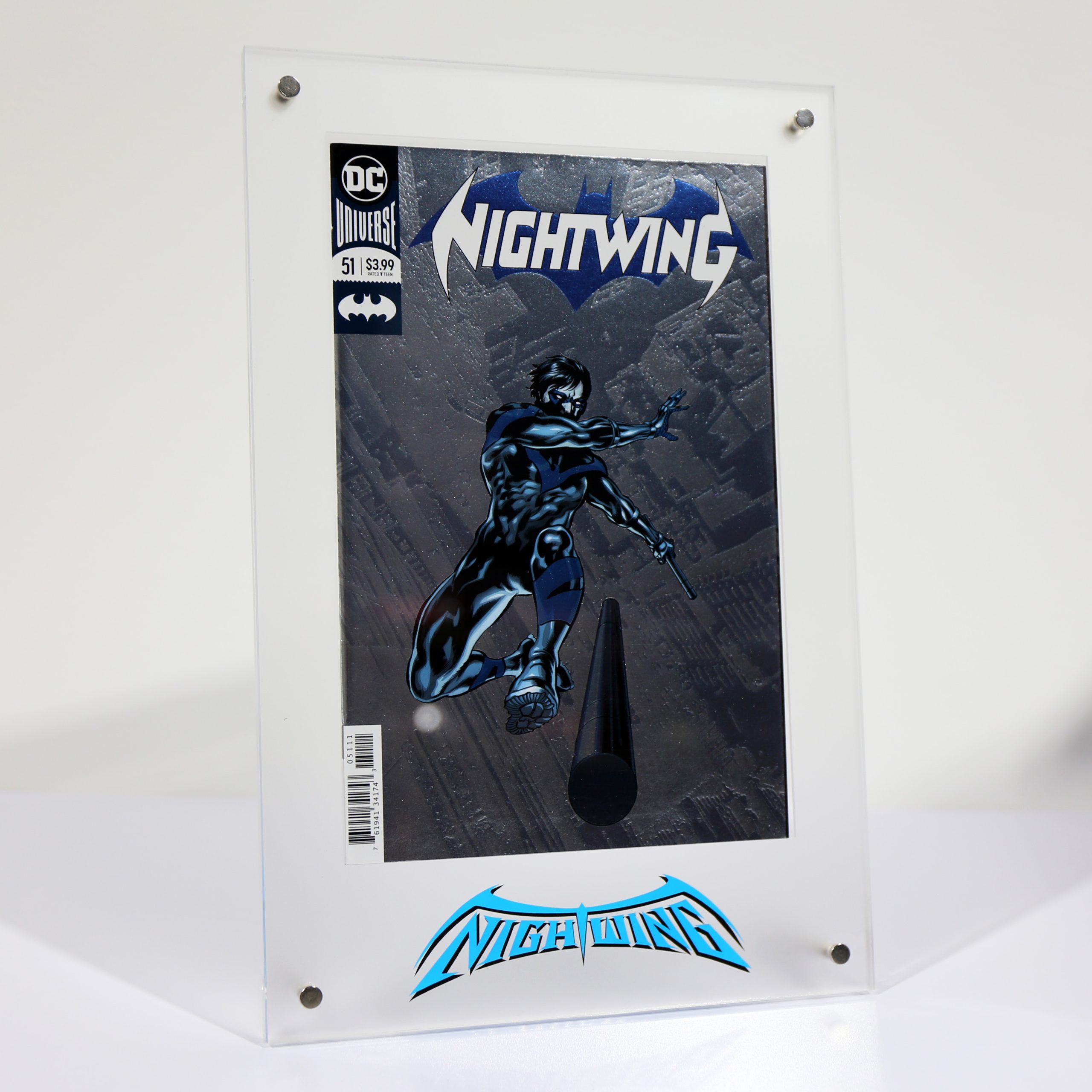 Night Wing Single Comic Acrylic Display Stand.