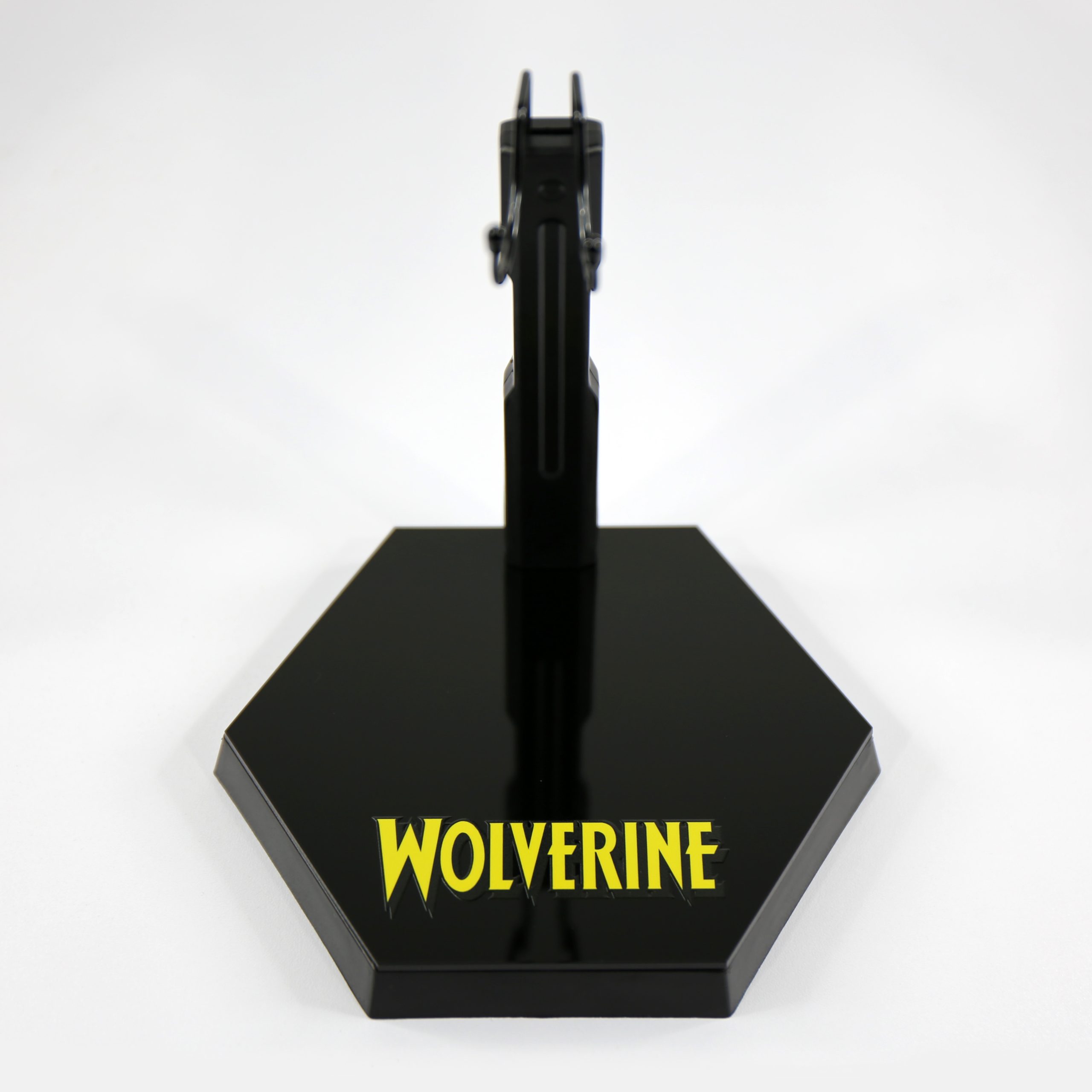 Wolverine Hexagonal Acrylic 1:6 Scale figurine display stand