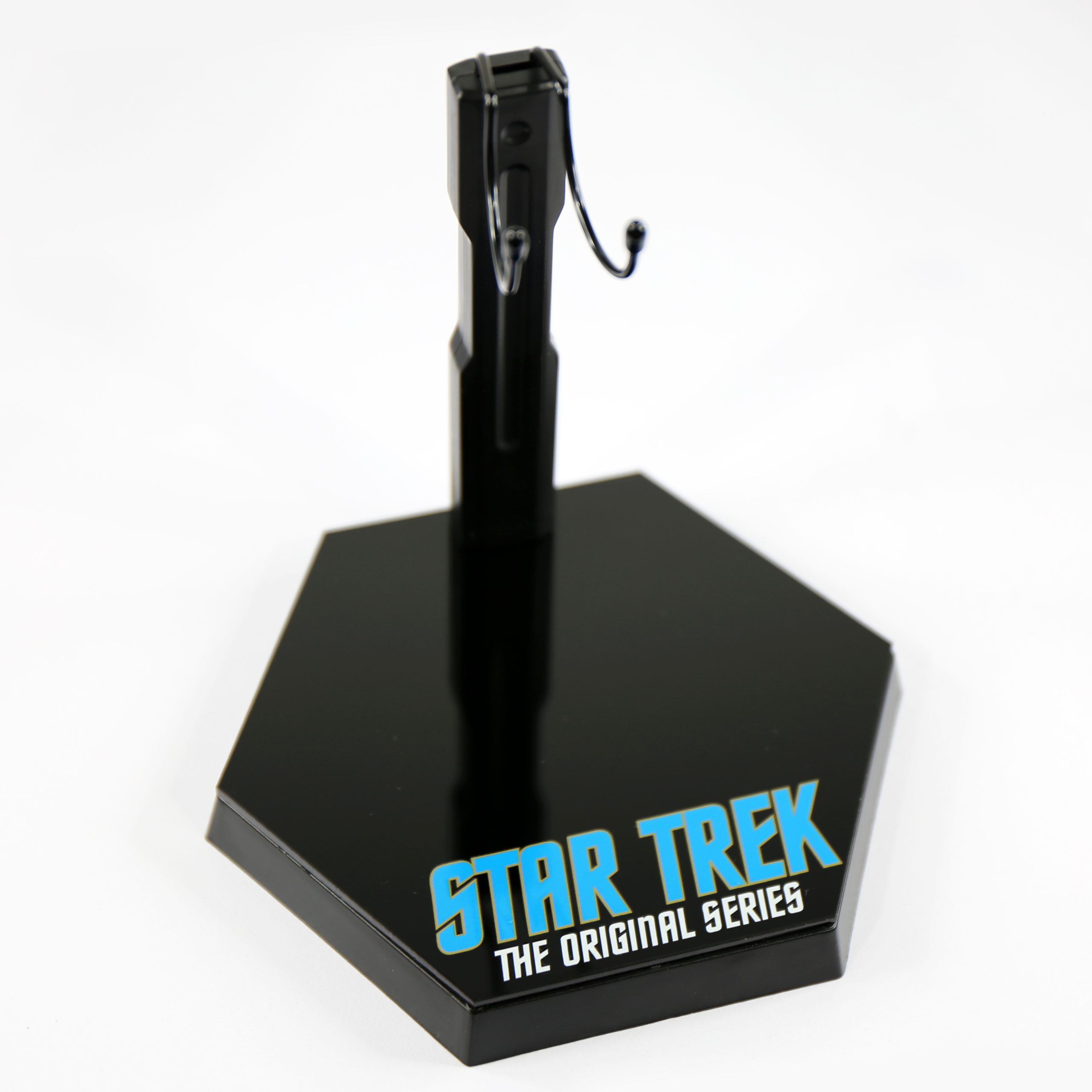 Star Trek Hexagonal Acrylic 1:6 Scale figurine display stand.