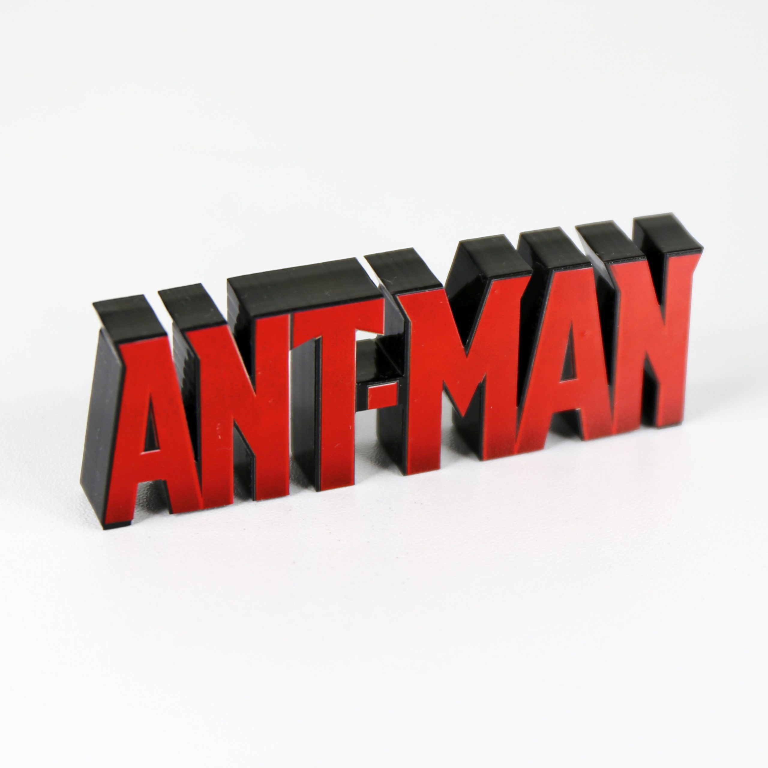 Ant-Man Self Standing 3D Logo for Display Cabinets.