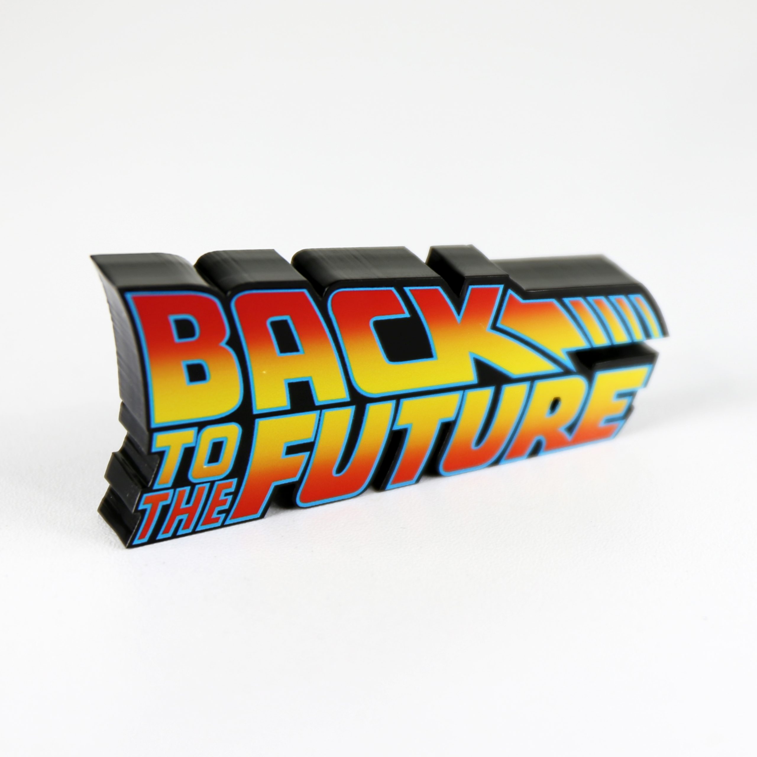 Back To The Future Self Standing 3D Logo for Display Cabinet