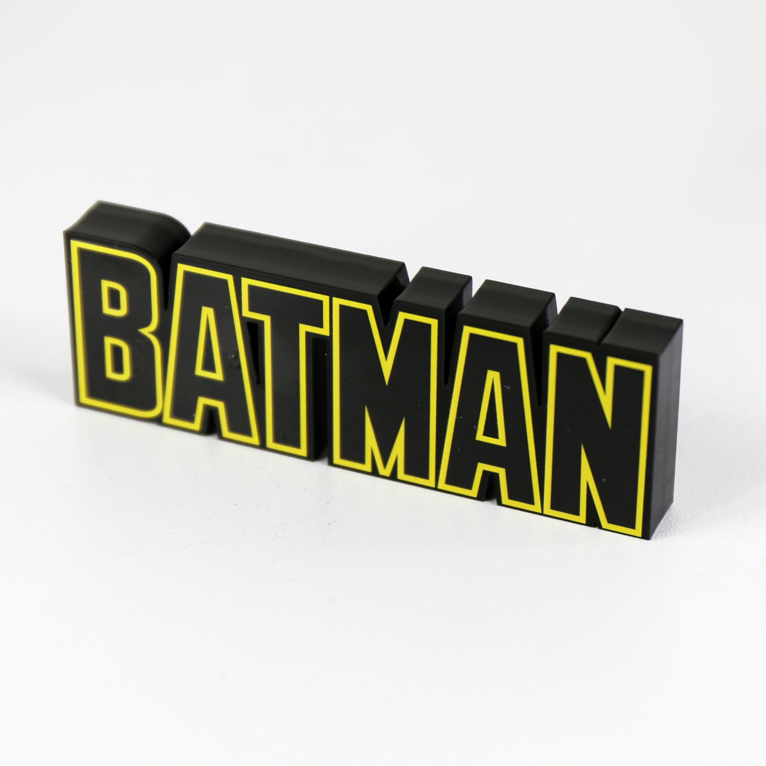 Batman Self Standing 3D Logo for Display Cabinets.