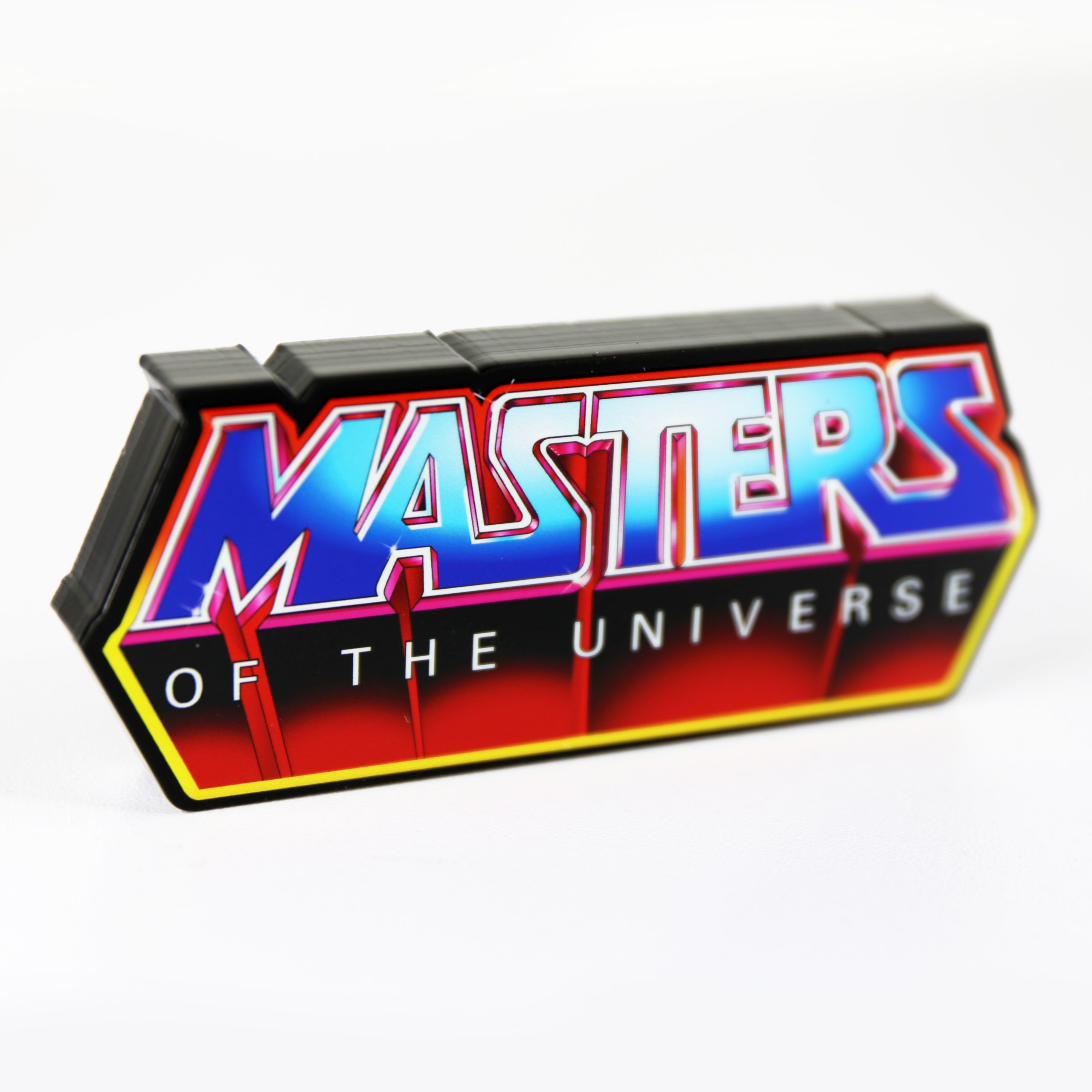 Masters Of The Universe Acrylic Self Standing 3D Logo Sign for Display Cabinets.