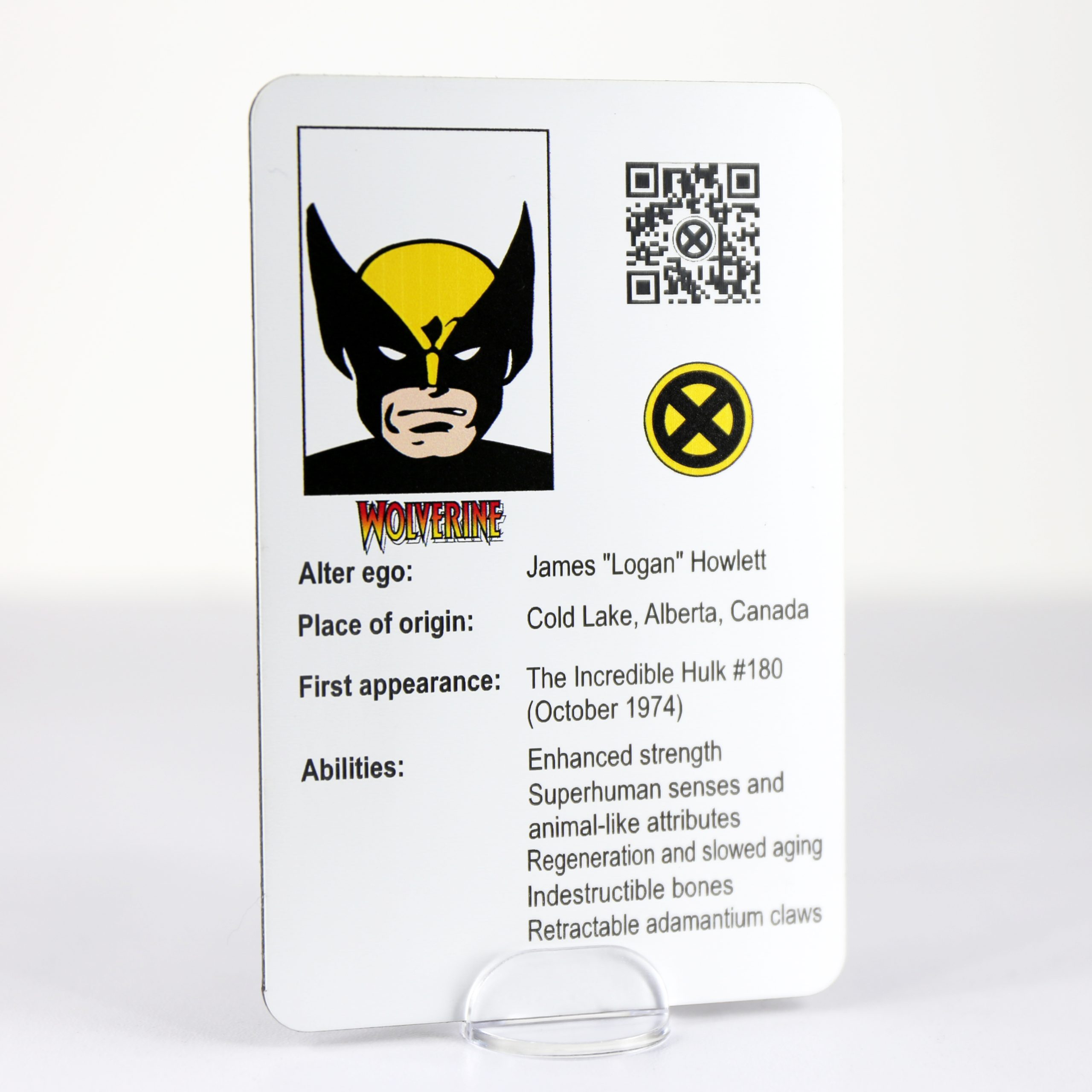 Wolverine Self Standing ID Trading Card