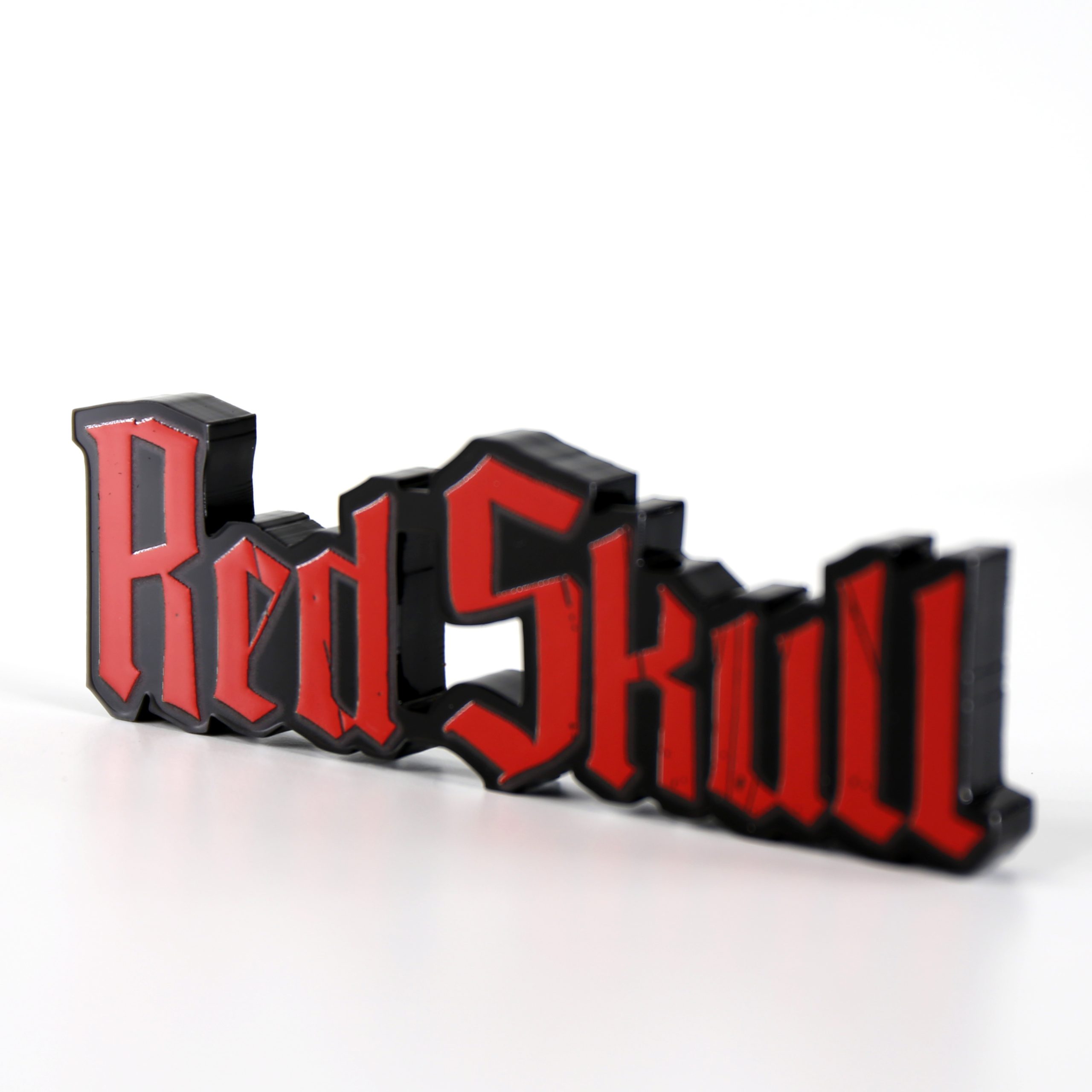 Red Skull Self Standing 3D Logo Sign