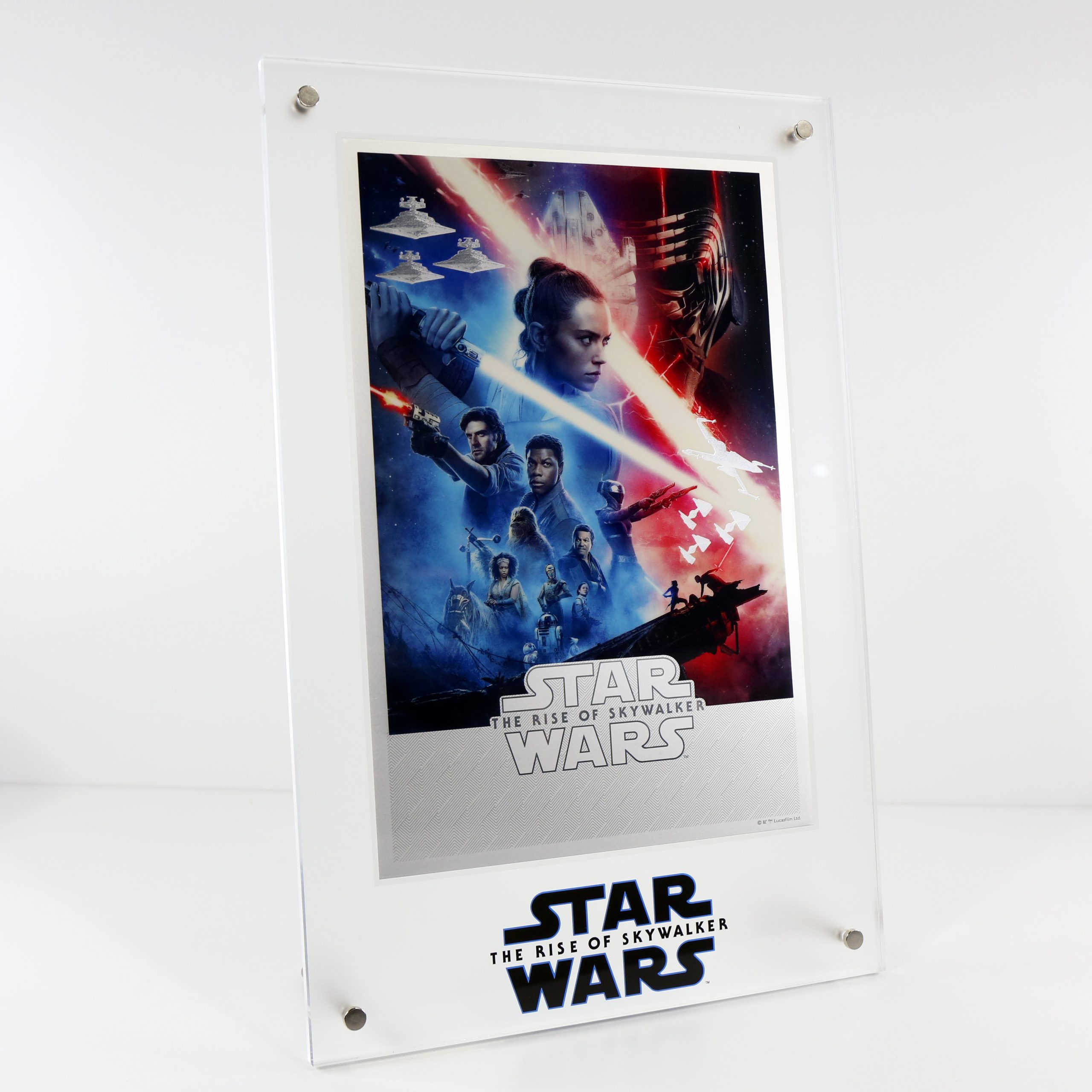Star Wars The Rise Of Skywalker Movie Poster Display Stand Pure Silver Foil NZ Mint Gold coin Investments